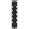 vidaXL Coffee Table Legs Black 2 pcs 30x(30-31) cm Steel