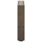 vidaXL Coffee Table Legs Natural Steel 2 pcs 30x(30-31) cm Steel