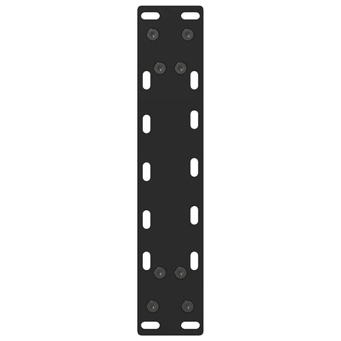 vidaXL Coffee Table Legs Black 2 pcs 40x(30-31) cm Steel