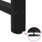 vidaXL Coffee Table Legs Black 2 pcs 40x(30-31) cm Steel