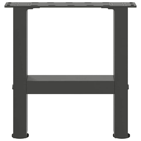 vidaXL Coffee Table Legs Anthracite 2 pcs 40x(30-31) cm Steel