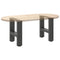 vidaXL Coffee Table Legs Anthracite 2 pcs 40x(30-31) cm Steel