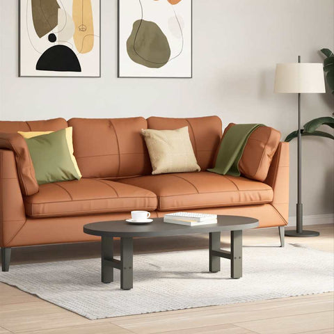 vidaXL Coffee Table Legs Anthracite 2 pcs 40x(30-31) cm Steel