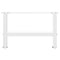 vidaXL Coffee Table Legs White 2 pcs 50x(30-31) cm Steel
