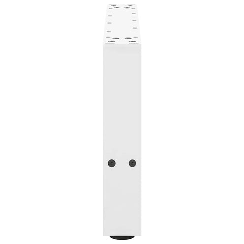 vidaXL Coffee Table Legs White 2 pcs 50x(30-31) cm Steel