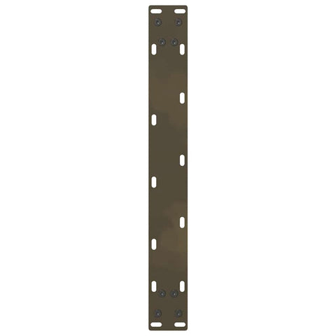 vidaXL Coffee Table Legs Natural Steel 2 pcs 50x(30-31) cm Steel