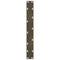 vidaXL Coffee Table Legs Natural Steel 2 pcs 50x(30-31) cm Steel