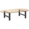 vidaXL Coffee Table Legs Anthracite 2 pcs 60x(30-31) cm Steel