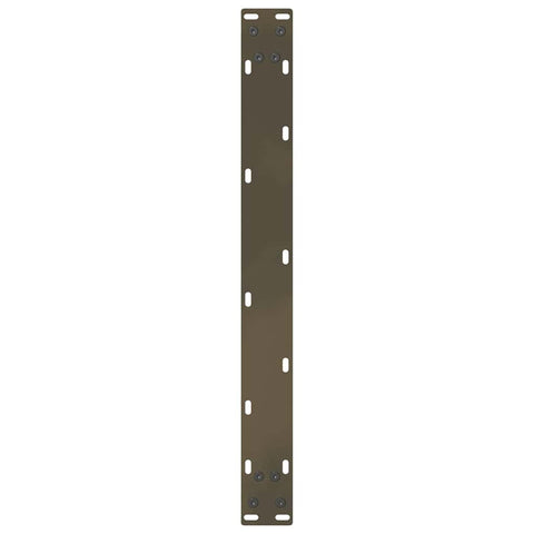 vidaXL Coffee Table Legs Natural Steel 2 pcs 60x(30-31) cm Steel
