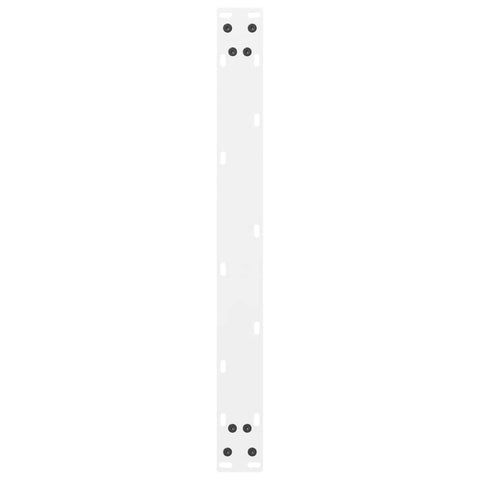 vidaXL Coffee Table Legs White 2 pcs 70x(30-31) cm Steel