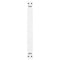 vidaXL Coffee Table Legs White 2 pcs 70x(30-31) cm Steel