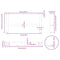 vidaXL Coffee Table Legs White 2 pcs 70x(30-31) cm Steel