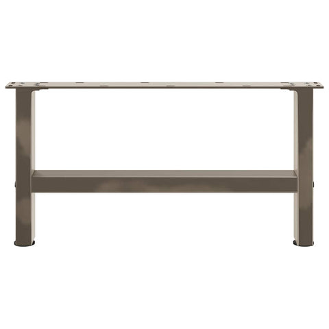 vidaXL Coffee Table Legs Natural Steel 2 pcs 70x(30-31) cm Steel