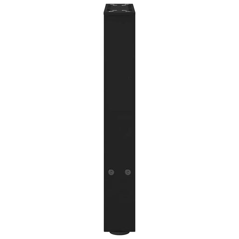 vidaXL Coffee Table Legs Black 2 pcs 28x(42-43) cm Steel