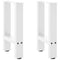 vidaXL Coffee Table Legs White 2 pcs 28x(42-43) cm Steel