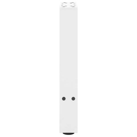 vidaXL Coffee Table Legs White 2 pcs 28x(42-43) cm Steel