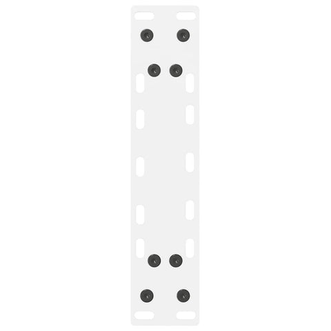 vidaXL Coffee Table Legs White 2 pcs 28x(42-43) cm Steel