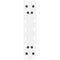 vidaXL Coffee Table Legs White 2 pcs 28x(42-43) cm Steel