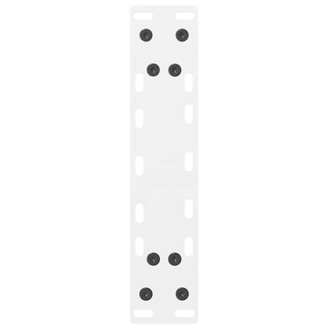 vidaXL Coffee Table Legs White 2 pcs 38x(42-43) cm Steel