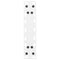 vidaXL Coffee Table Legs White 2 pcs 38x(42-43) cm Steel