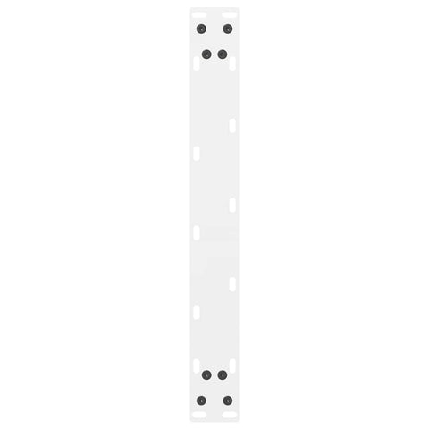 vidaXL Coffee Table Legs White 2 pcs 50x(42-43) cm Steel