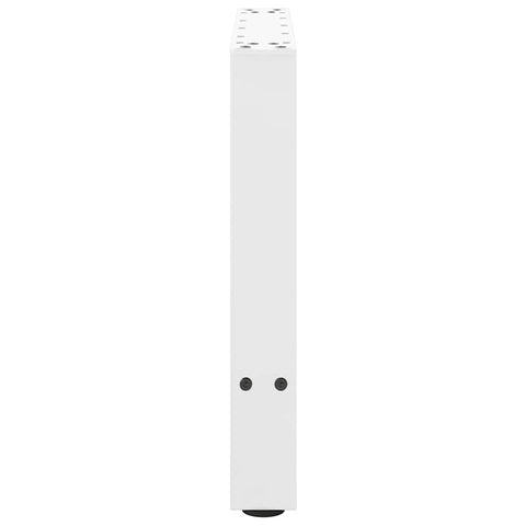 vidaXL Coffee Table Legs White 2 pcs 60x(42-43) cm Steel