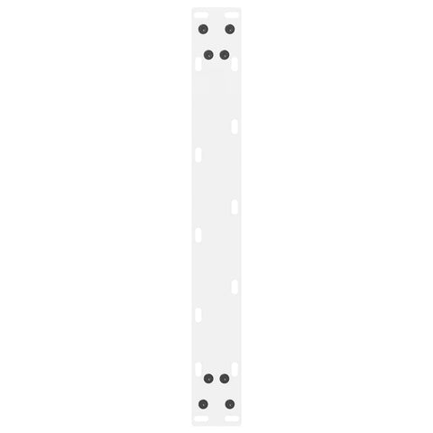 vidaXL Coffee Table Legs White 2 pcs 60x(42-43) cm Steel