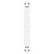 vidaXL Coffee Table Legs White 2 pcs 60x(42-43) cm Steel