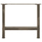 vidaXL Coffee Table Legs Natural Steel 2 pcs 60x(42-43) cm Steel