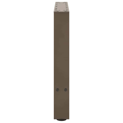 vidaXL Coffee Table Legs Natural Steel 2 pcs 60x(42-43) cm Steel