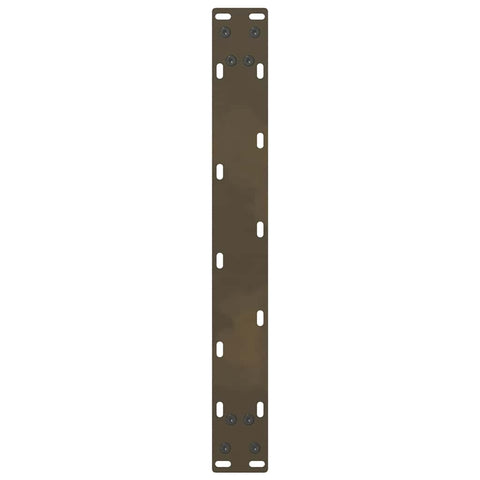 vidaXL Coffee Table Legs Natural Steel 2 pcs 60x(42-43) cm Steel