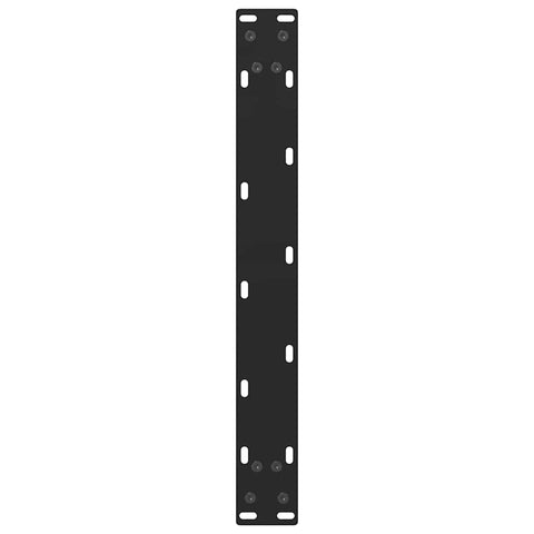 vidaXL Coffee Table Legs Black 2 pcs 70x(42-43) cm Steel