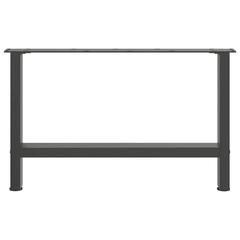 vidaXL Coffee Table Legs Anthracite 2 pcs 70x(42-43) cm Steel