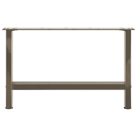 vidaXL Coffee Table Legs Natural Steel 2 pcs 70x(42-43) cm Steel