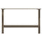 vidaXL Coffee Table Legs Natural Steel 2 pcs 70x(42-43) cm Steel
