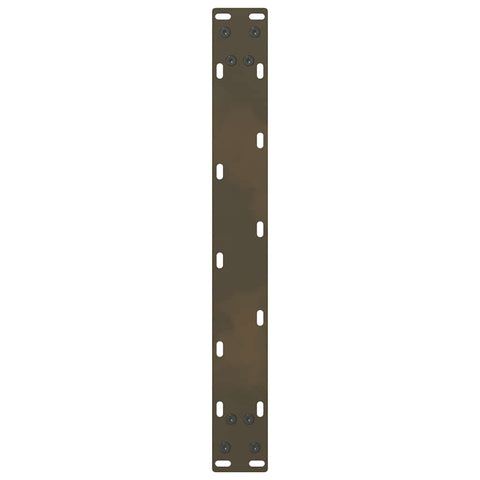 vidaXL Coffee Table Legs Natural Steel 2 pcs 70x(42-43) cm Steel