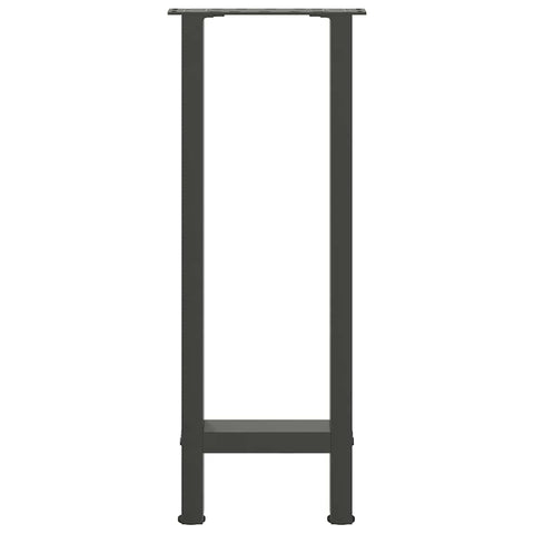 vidaXL Console Table Legs Anthracite 2 pcs 38x(72-73) cm Steel