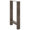 vidaXL Coffee Table Legs Natural Steel 2 pcs 50x(72-73) cm Steel