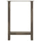 vidaXL Coffee Table Legs Natural Steel 2 pcs 50x(72-73) cm Steel