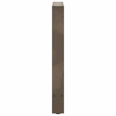 vidaXL Coffee Table Legs Natural Steel 2 pcs 50x(72-73) cm Steel