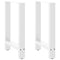 vidaXL Dining Table Legs White 2 pcs 60x(72-73) cm Steel