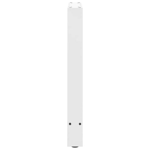 vidaXL Dining Table Legs White 2 pcs 60x(72-73) cm Steel