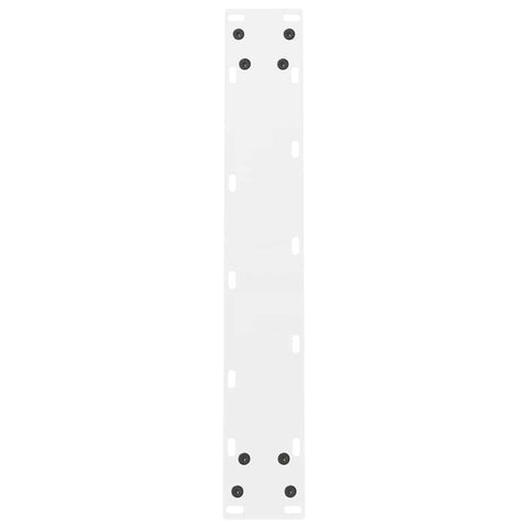 vidaXL Dining Table Legs White 2 pcs 60x(72-73) cm Steel