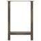 vidaXL Coffee Table Legs Natural Steel 2 pcs 60x(72-73) cm Steel
