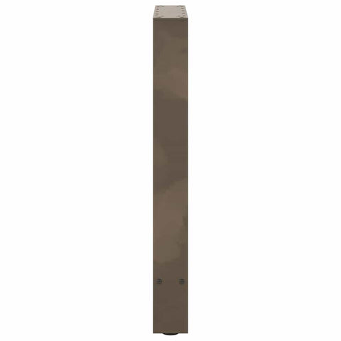 vidaXL Coffee Table Legs Natural Steel 2 pcs 60x(72-73) cm Steel