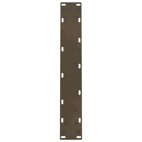vidaXL Coffee Table Legs Natural Steel 2 pcs 60x(72-73) cm Steel