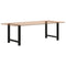 vidaXL Coffee Table Legs Black 2 pcs 70x(72-73) cm Steel