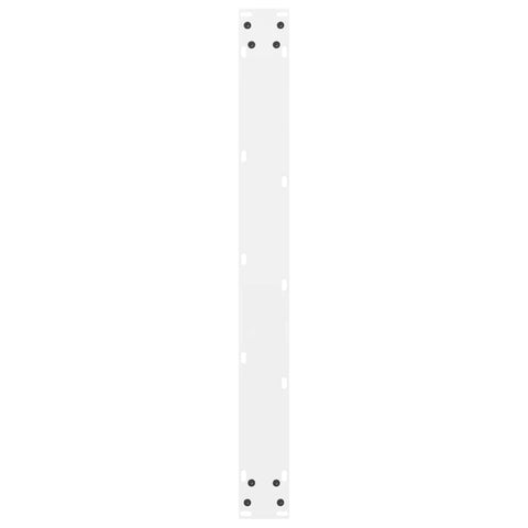 vidaXL Dining Table Legs White 2 pcs 70x(72-73) cm Steel