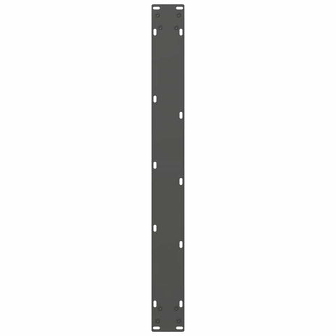 vidaXL Coffee Table Legs Anthracite 2 pcs 70x(72-73) cm Steel