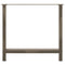 vidaXL Coffee Table Legs Natural Steel 2 pcs 70x(72-73) cm Steel